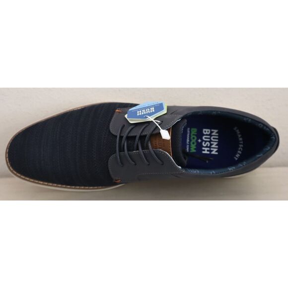 Nunn Bush 85073-492 Men's Sz 12M Navy Multi Chase Knit Plain Toe Oxfords - Picture 7 of 12